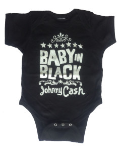 Johnny Cash-body – Baby in Black | Johnny Cash-babytøj